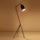 Macaron Loft Metal Floor Light With Domed Shade - One Bulb Candy Color Perfect For Meeting Rooms