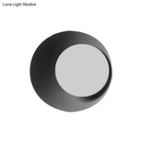 Macaron Loft Round Wall Light - Candy Color Sconce For Office Hallway