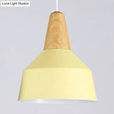 Macaron Pendant Lamp - Aluminum 10/14 Inch Wide Adjustable Cord Living Room Light