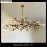 Maravelle Copper Branch Chandelier – Retro Luxury Pendant Light