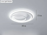 Master Bedroom Study Simple Modern Atmosphere Personalized Creative Led Room Ceiling Lamp White /
