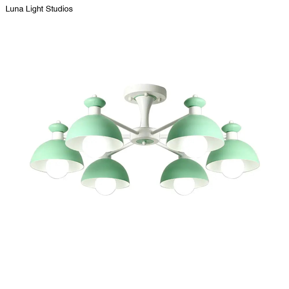 Metal Art Deco Conical Shade Dining Room Ceiling Pendant Light