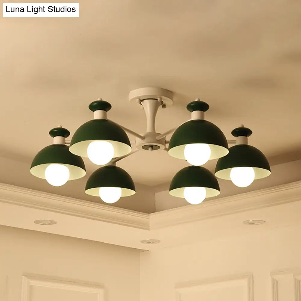 Metal Art Deco Conical Shade Dining Room Ceiling Pendant Light