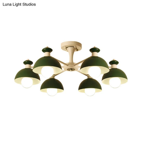 Metal Art Deco Conical Shade Dining Room Ceiling Pendant Light