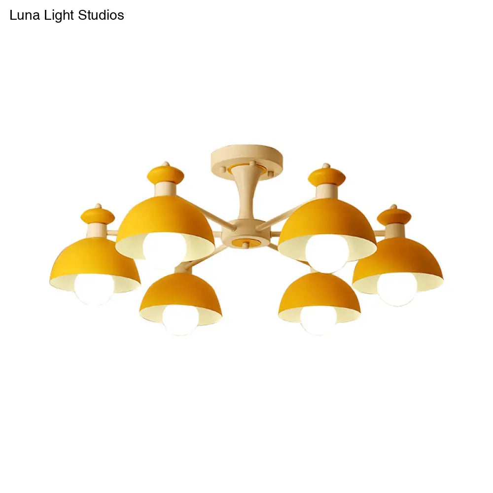 Metal Art Deco Conical Shade Dining Room Ceiling Pendant Light