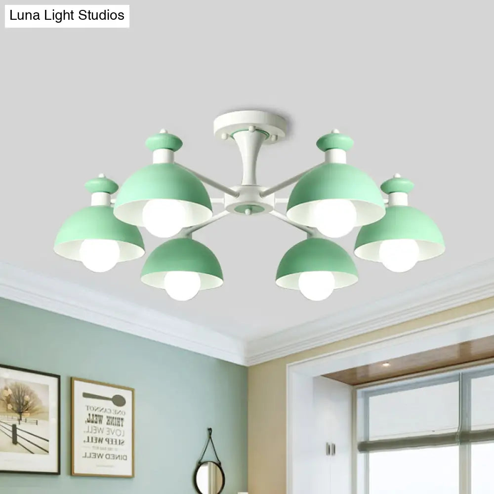 Metal Art Deco Conical Shade Dining Room Ceiling Pendant Light
