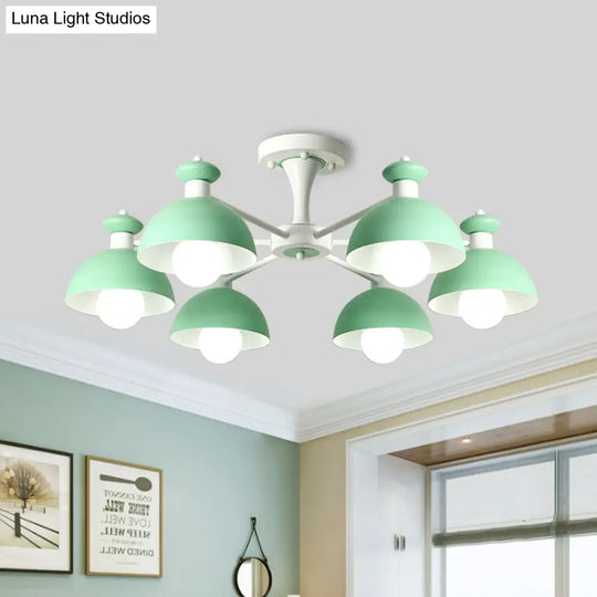 Metal Art Deco Conical Shade Dining Room Ceiling Pendant Light