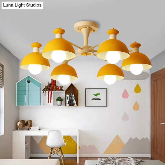 Metal Art Deco Conical Shade Dining Room Ceiling Pendant Light