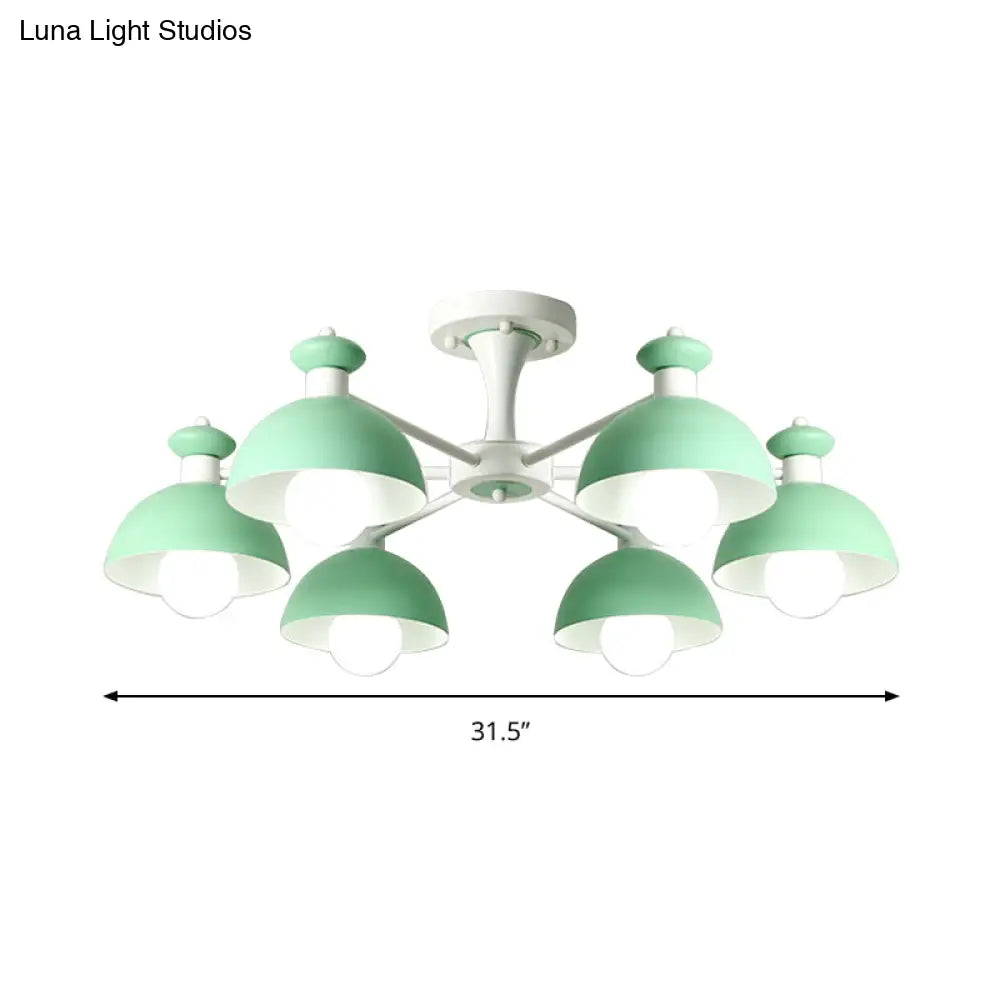 Metal Art Deco Conical Shade Dining Room Ceiling Pendant Light