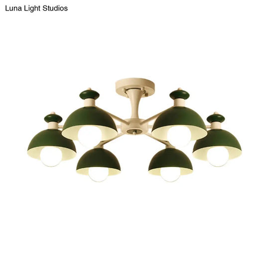 Metal Art Deco Conical Shade Dining Room Ceiling Pendant Light