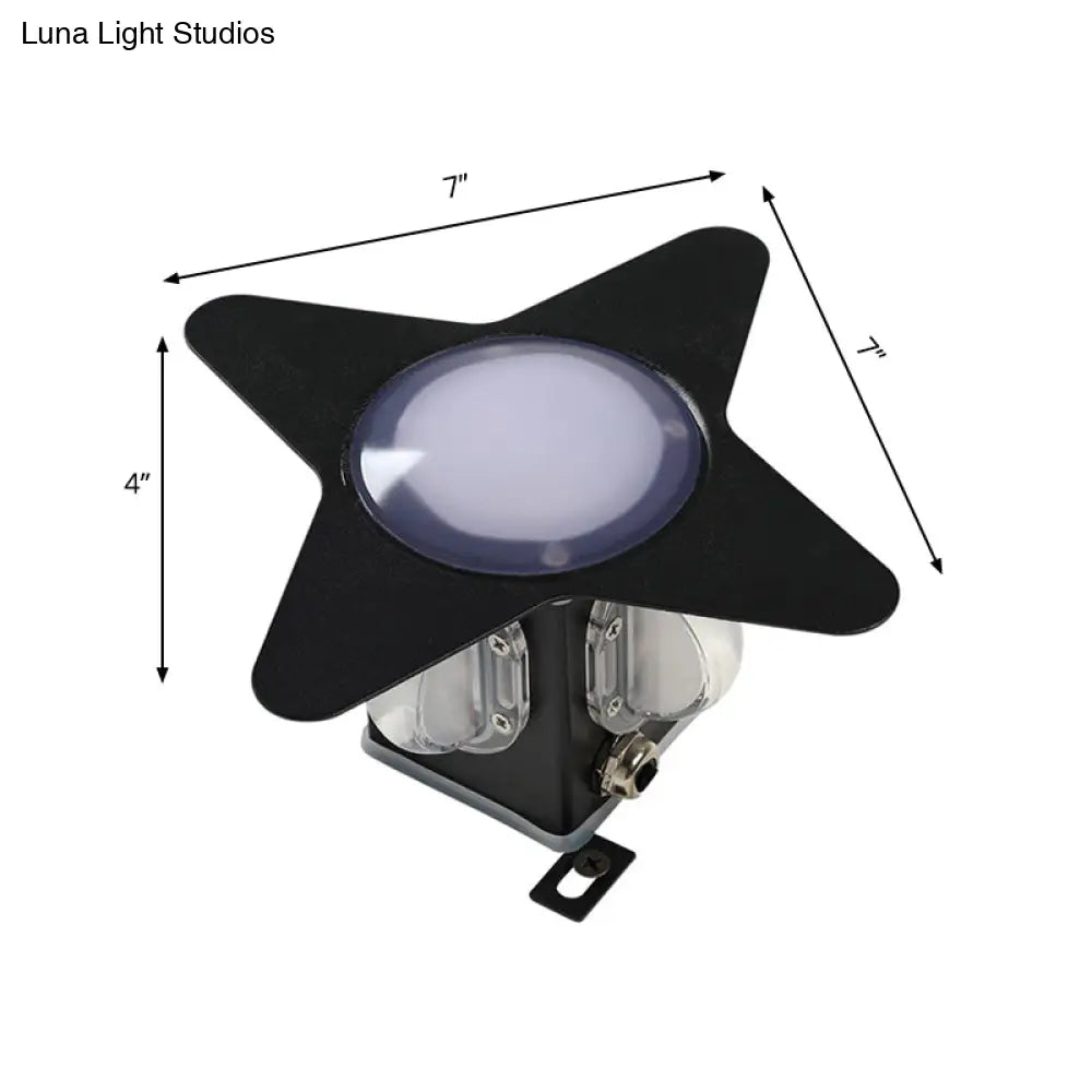 Metallic Rgb Color Changing Outdoor Wall Lamp For Modern Décor