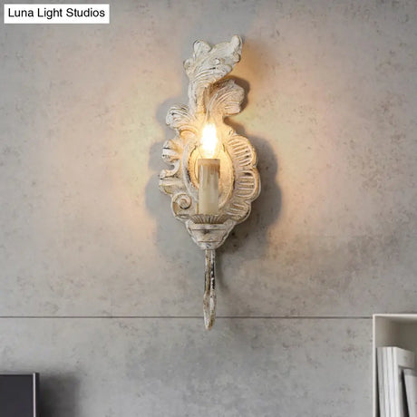 Metallic Vintage Candelabra Wall Light For Corridor