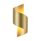 Mid-Century Wall Sconce Twist Ambient Lighting Lamp For Bedroom Living Room Gold