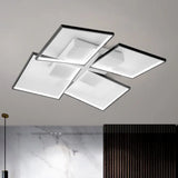 Minimalist Clear Glass Led Semi - Mount Ceiling Lamp In Warm/White/3 Colors 35.5’/26.5’ Long