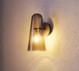 Minimalist Gold Kitchen Wall Sconce with Cone Clear Glass Shade clear glass