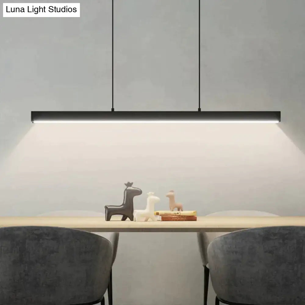 Minimalist Led Long Bar Pendant Light for Dining Room Kitchen pendant Light