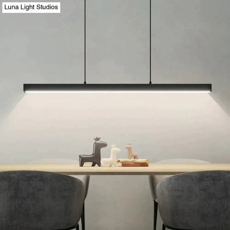 Minimalist Led Long Bar Pendant Light for Dining Room Kitchen pendant Light