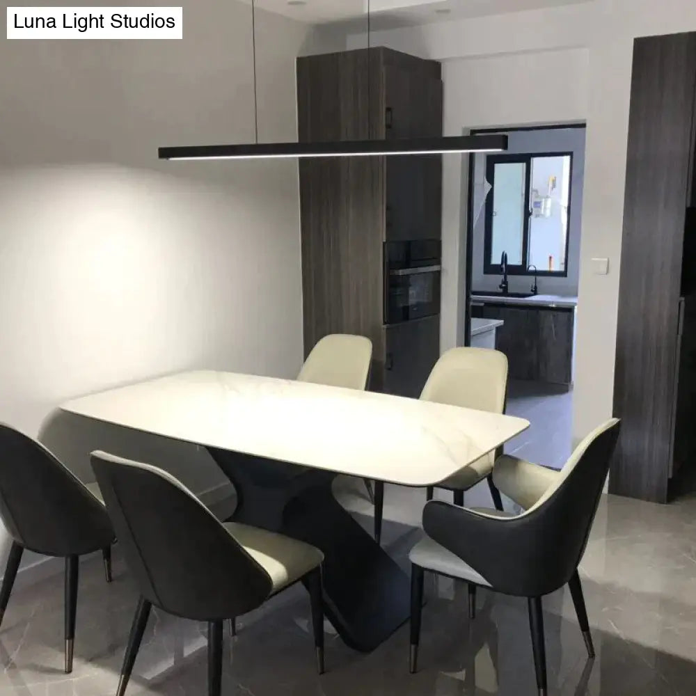 Minimalist Led Long Bar Pendant Light for Dining Room Kitchen pendant Light