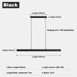 Minimalist Led Long Bar Pendant Light for Dining Room Kitchen 60cm / Cold White pendant Light