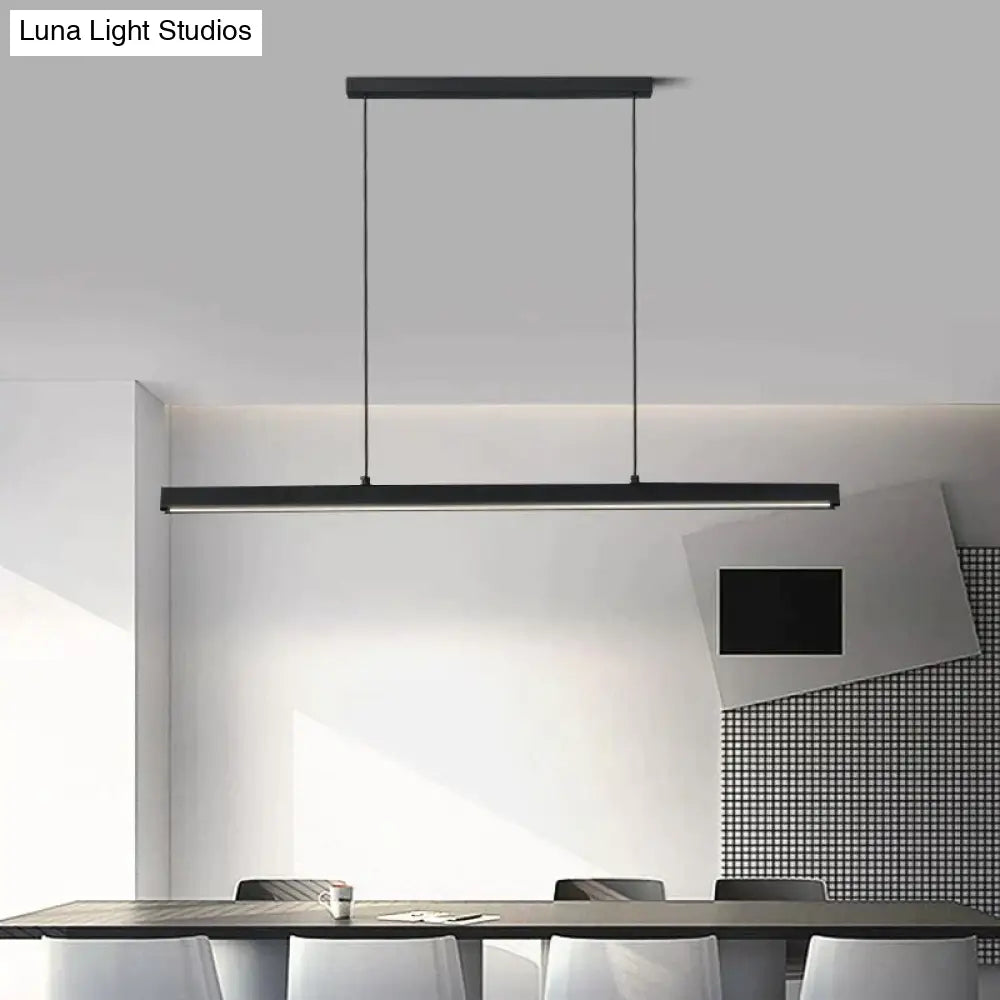Minimalist Led Long Bar Pendant Light for Dining Room Kitchen pendant Light