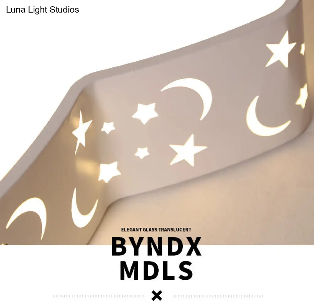 Minimalist Led Star Flush Mount Ceiling Light For Bedrooms
