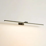Minimalist Metal Led Vanity Light - Single Fixture Modern Style Black / 39 Natural