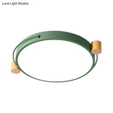 Minimalist Oval Led Ceiling Mount Light In 3 Colors Lengths - Perfect For Bedrooms!