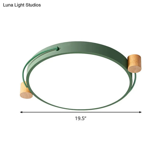 Minimalist Oval Led Ceiling Mount Light In 3 Colors Lengths - Perfect For Bedrooms!