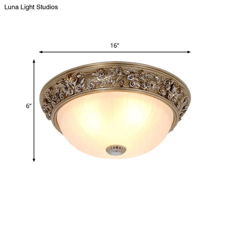 Minimalist Semi - Ball Ceiling Light: 2/3 - Head Resin Fixture In Aged Silver (13’/16’ Wide)