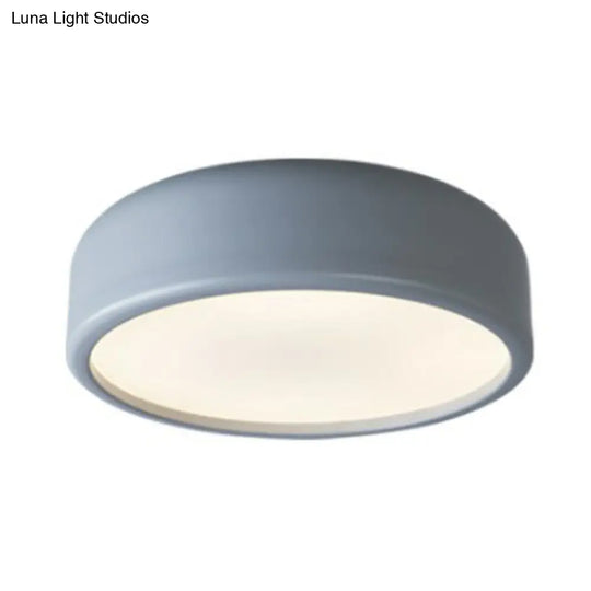 Minimalistic Single Hanging Pendant Light - Round Shade Acrylic Ceiling For Living Room
