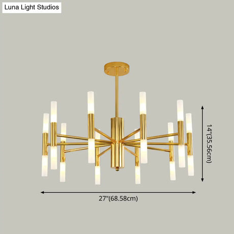 Modern 20-Light Acrylic Ceiling Lamp For Dining Room Or Kitchen Island