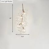 Modern 3/5-Light Gold Pendant Chandelier With Clear Glass Ideal For Living Room