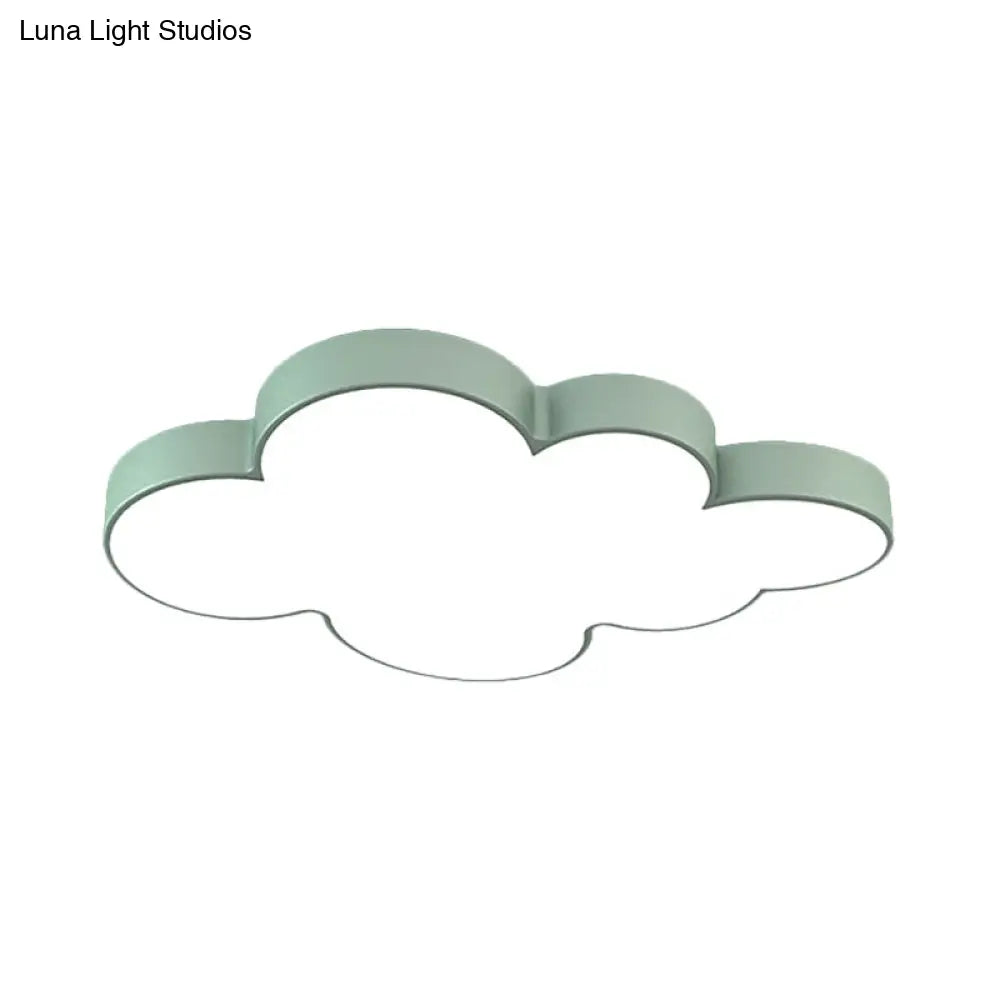 Modern Acrylic Cloud Ceiling Flush Mount Light For Kids Classroom And Bedroom