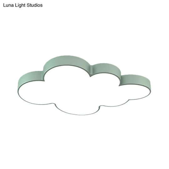 Modern Acrylic Cloud Ceiling Flush Mount Light For Kids Classroom And Bedroom