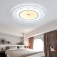 Modern Acrylic Flower Shape Ceiling Lamp In White - Perfect For Child’s Bedroom / 16.5’ Warm