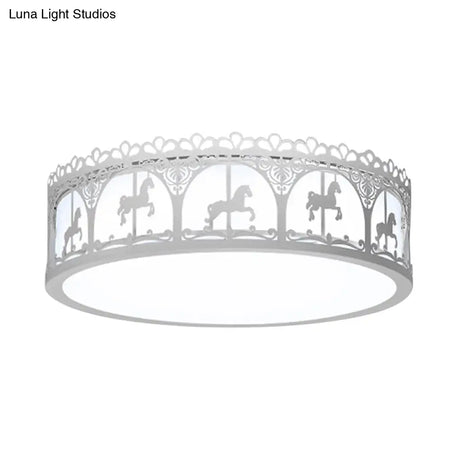 Modern Acrylic Flush Mount Ceiling Light: Perfect For Kid’s Bedroom