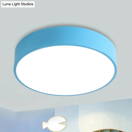 Modern Acrylic Flushmount Ceiling Lamp For Corridor Dining Table In Candy Colors