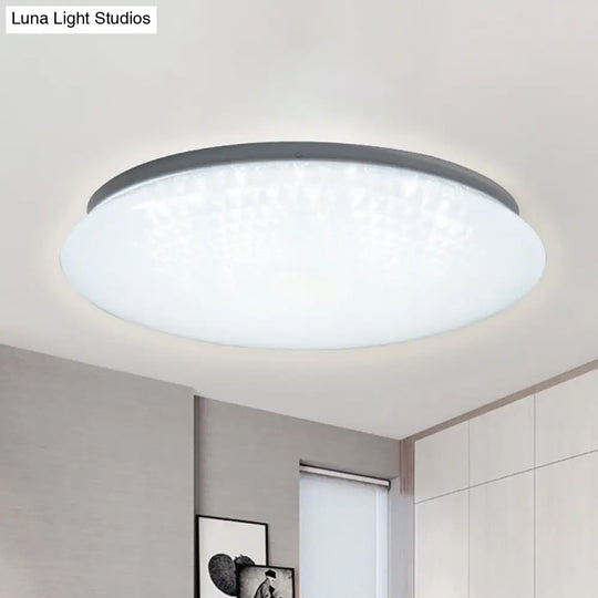 Modern Acrylic Led Ceiling Light Fixture In Warm/White/Natural – 15’/19’ Dia