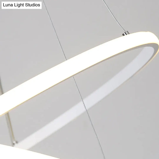 Modern Acrylic Led Orb Hanging Light Kit In Warm/White – Sizes Range From 8’ To 23.5’ Wide