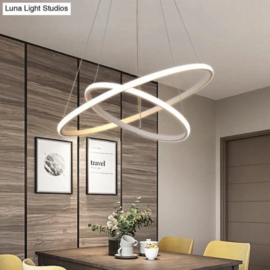 Modern Acrylic Orb Hanging Led Chandelier In Warm/White Light Multiple Sizes Available White / 8+16