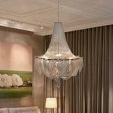 Modern Aluminum Led Chandelier Pendant Light Fixture For Living Room Gold