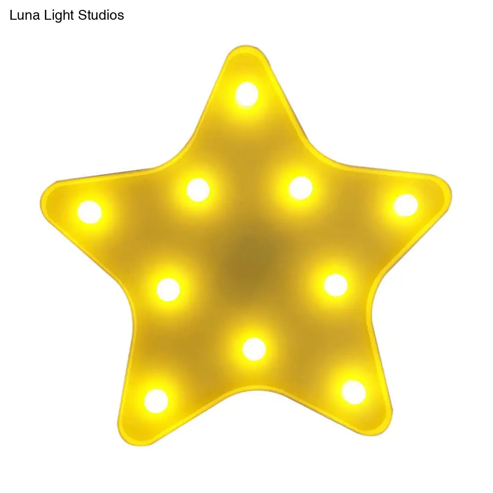 Modern Battery-Operated Led Wall Night Light - Star Stand Lighting
