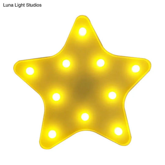Modern Battery-Operated Led Wall Night Light - Star Stand Lighting