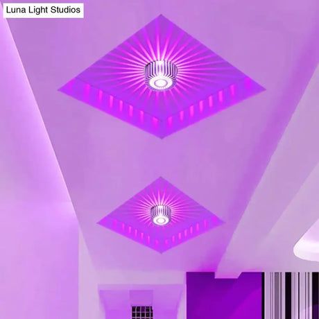 Modern Ceiling Light Colorful Indoor Led Lamp 3W Wall Sconce For Gallery Balcony Lamp Porch Light