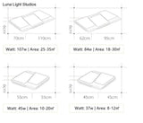 Modern Ceiling Lights Remote Dimmable Led Lamp Fixture For Dining Living Room Bedroom Kitchen Home