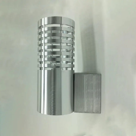 Modern Chrome Led Wall Lamp With Hollow Design And Warm/White Light / White Small