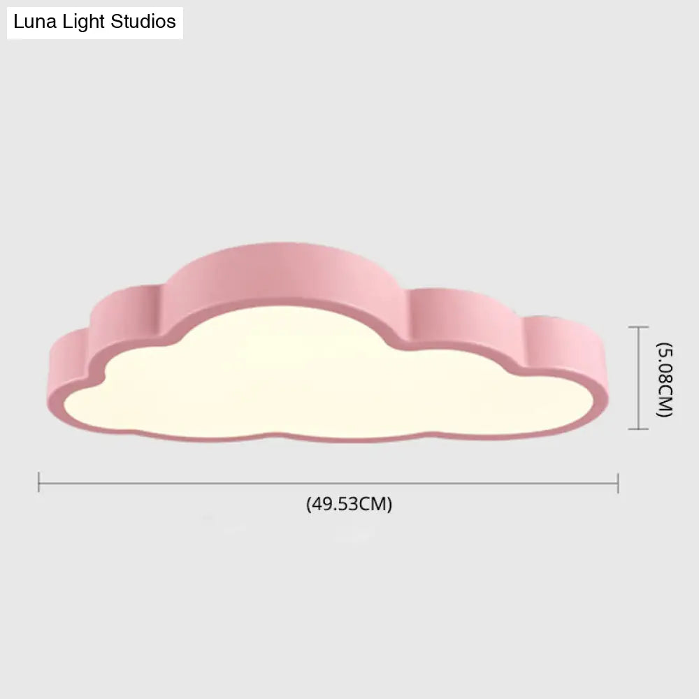 Modern Cloud Acrylic Led Flush Ceiling Light For Bedroom