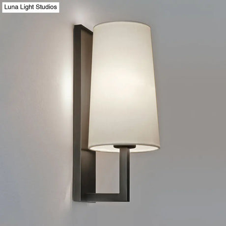 Modern Cone Wall Sconce In Chrome For Bedside Lighting