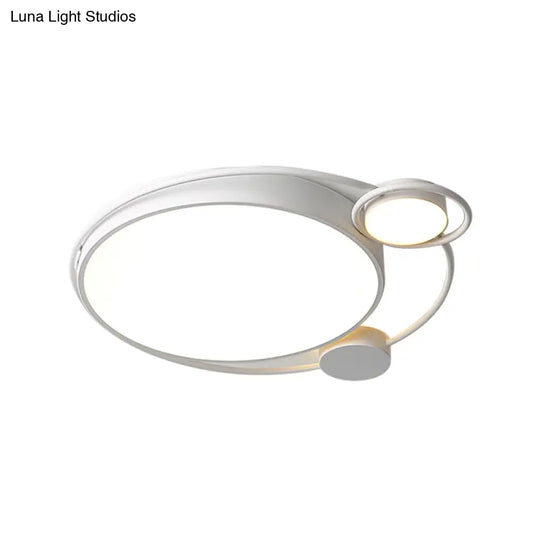 Modern Contemporary Flush Mount Acrylic Ceiling Light For Living Room