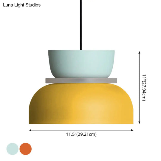 Modern Contemporary Pendant Lighting Colorful Macaron LED Hanging Light Fixture pendant Light
